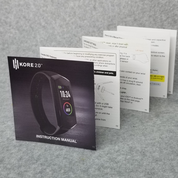 Kore 2.0 Fitness Tracker Wristband Smart Watch - Picture 6 of 10